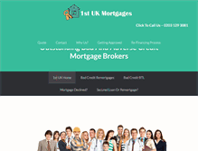 Tablet Screenshot of 1stukmortgages.co.uk